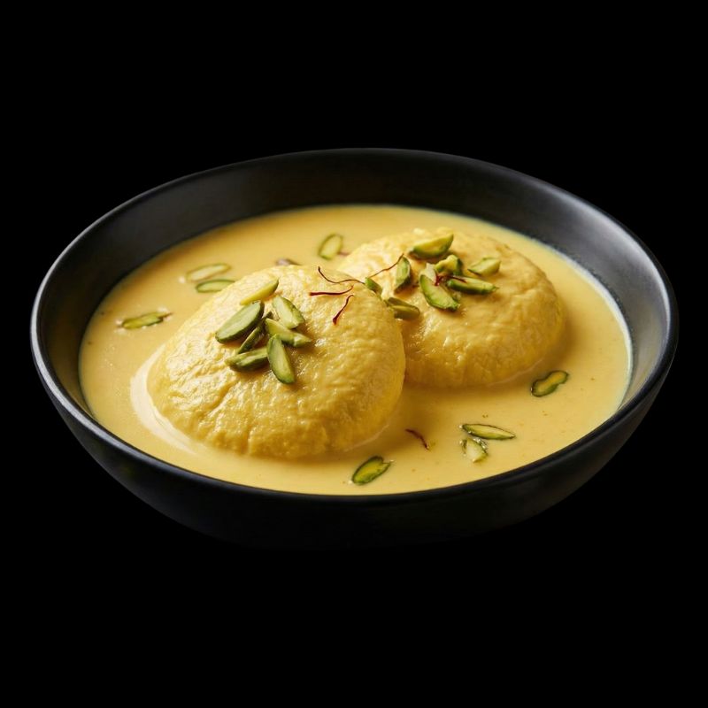 3. Mango Rasmalai