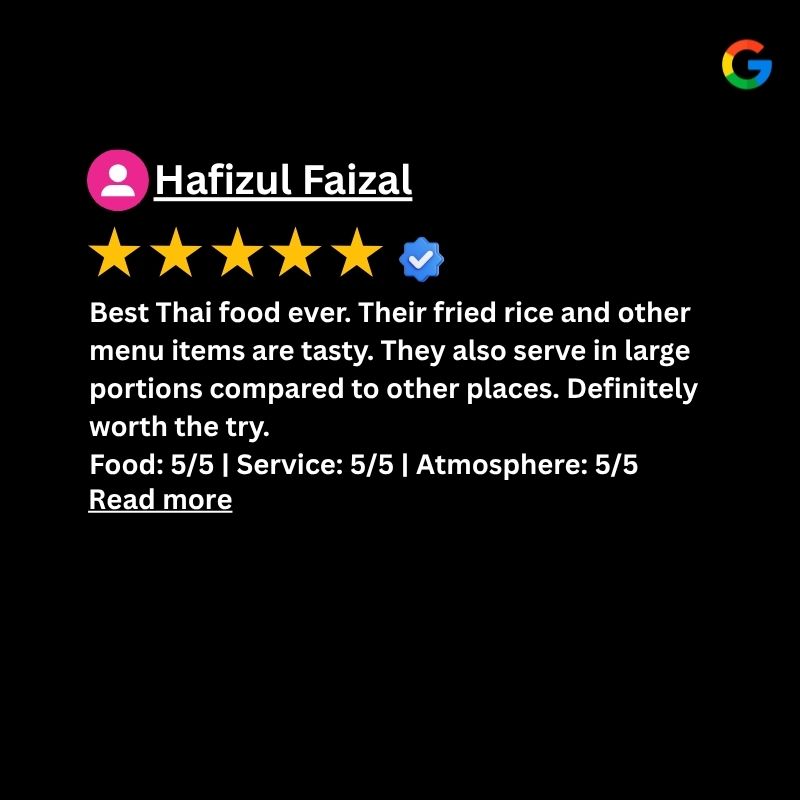Google Reviews of Desi Halal Thai & Peri Peri