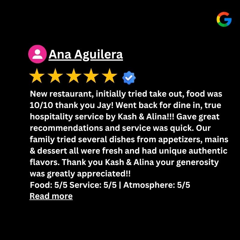 Google Reviews of Desi Halal Thai & Peri Peri